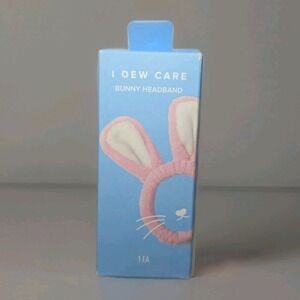I Dew Care: Pink Bunny Headband - Brand New In The Box
